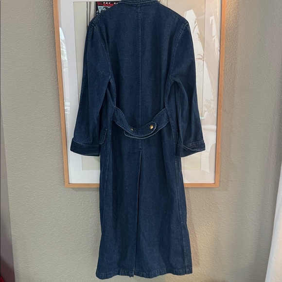 Vintage Ralph Lauren Denim Duster/Trench - Womens Small - Picture 5 of 5